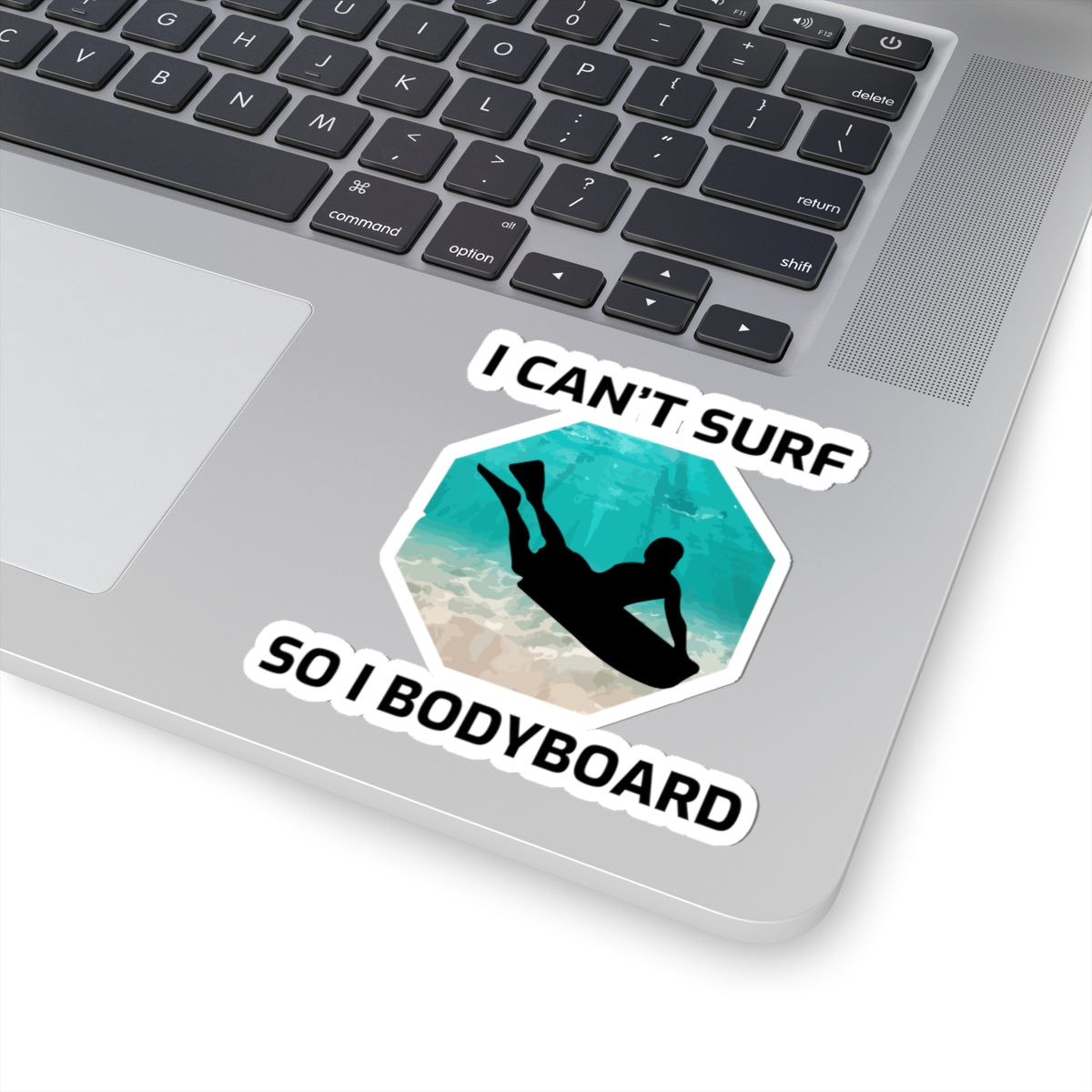 Bodyboard Not Surf Sticker - Wave Riding Vinyl Decal for Ocean Enthusiasts & Beach Adventurers