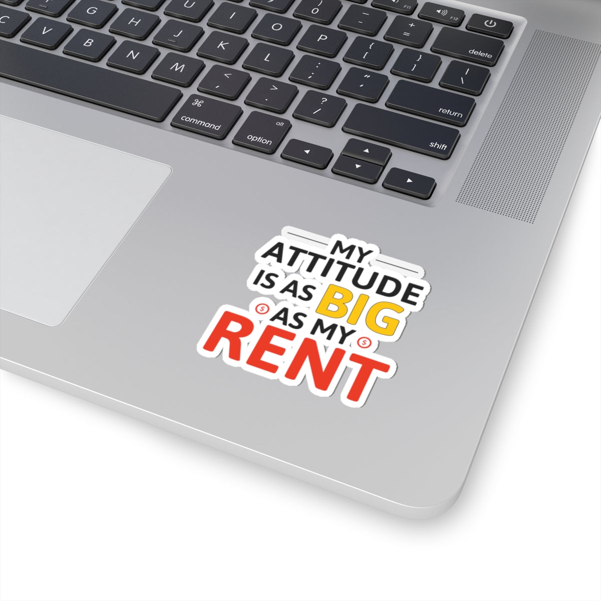Sassy NYC Attitude Sticker - Big Rent Big Personality Vinyl Decal for New Yorkers