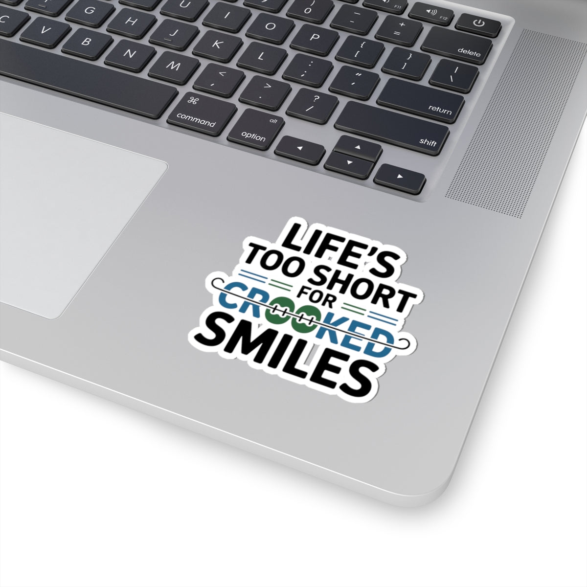 Straight Smile Sticker - Orthodontic Motivation Vinyl Decal for Braces Patients