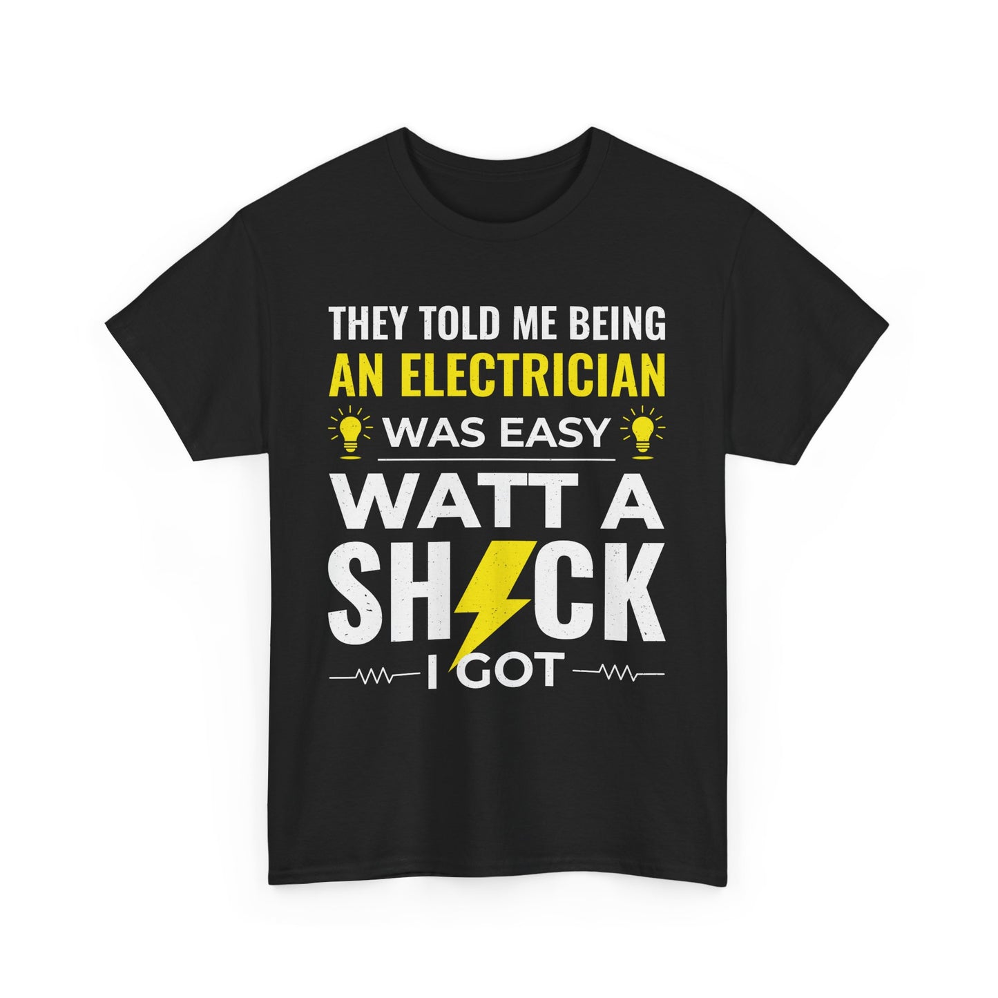 Lustiges Elektriker-T-Shirt – Was für ein Schock!