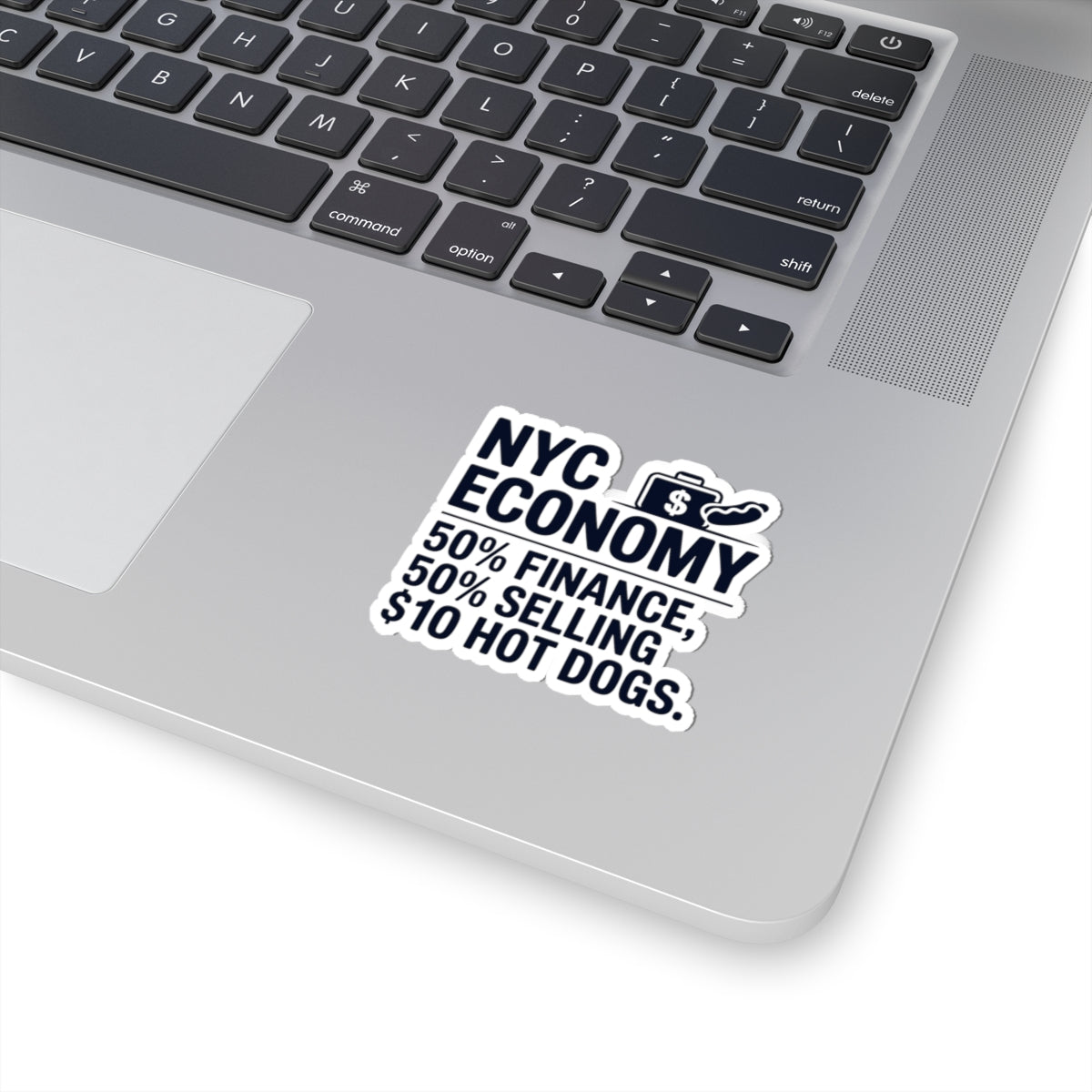 NYC Economy New York Sticker - Manhattan Finance Vinyl Decal for Street Vendors and City Entrepreneurs
