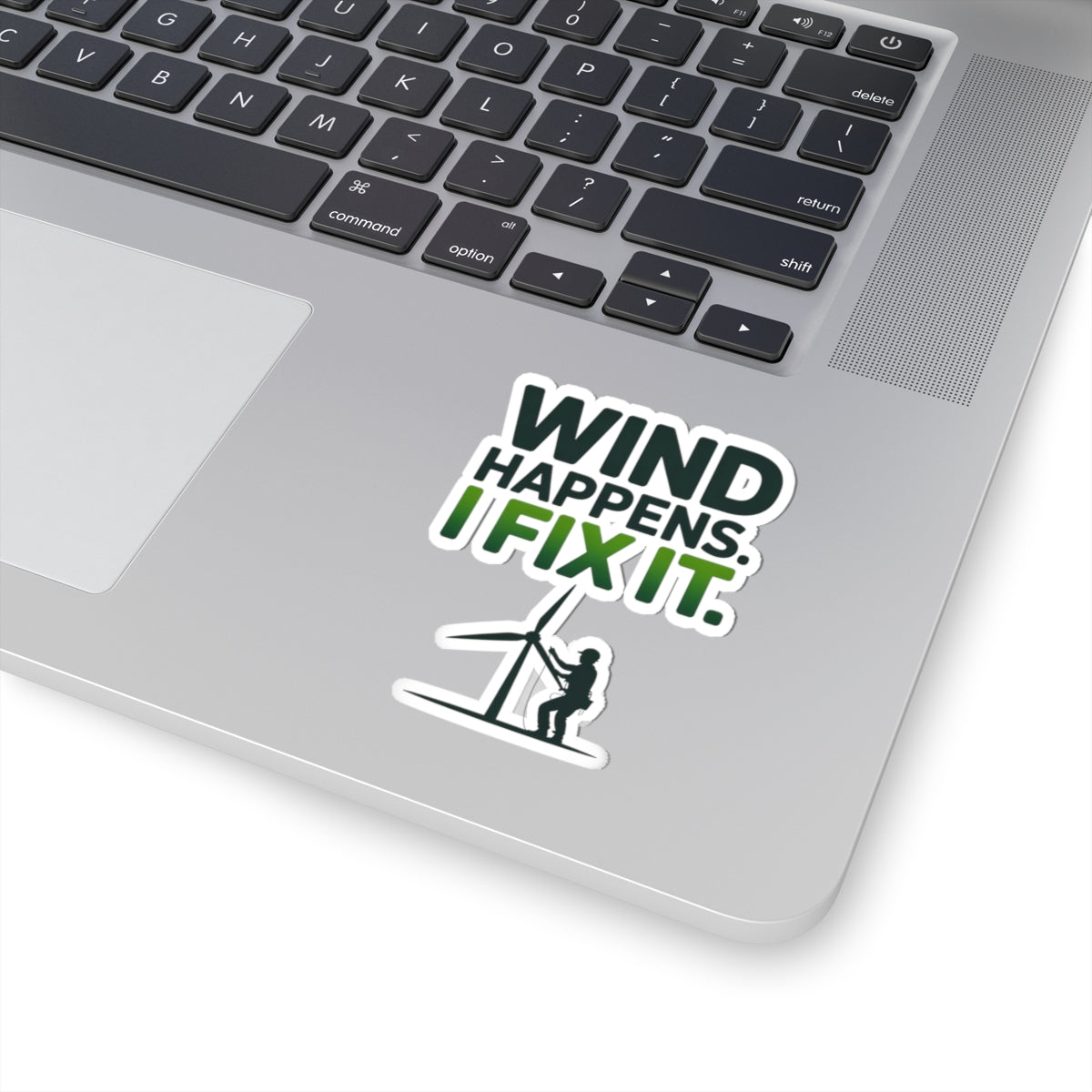 Wind Turbine Mechanic Sticker - Field Technician Vinyl Decal for Repair Crews & Engineers