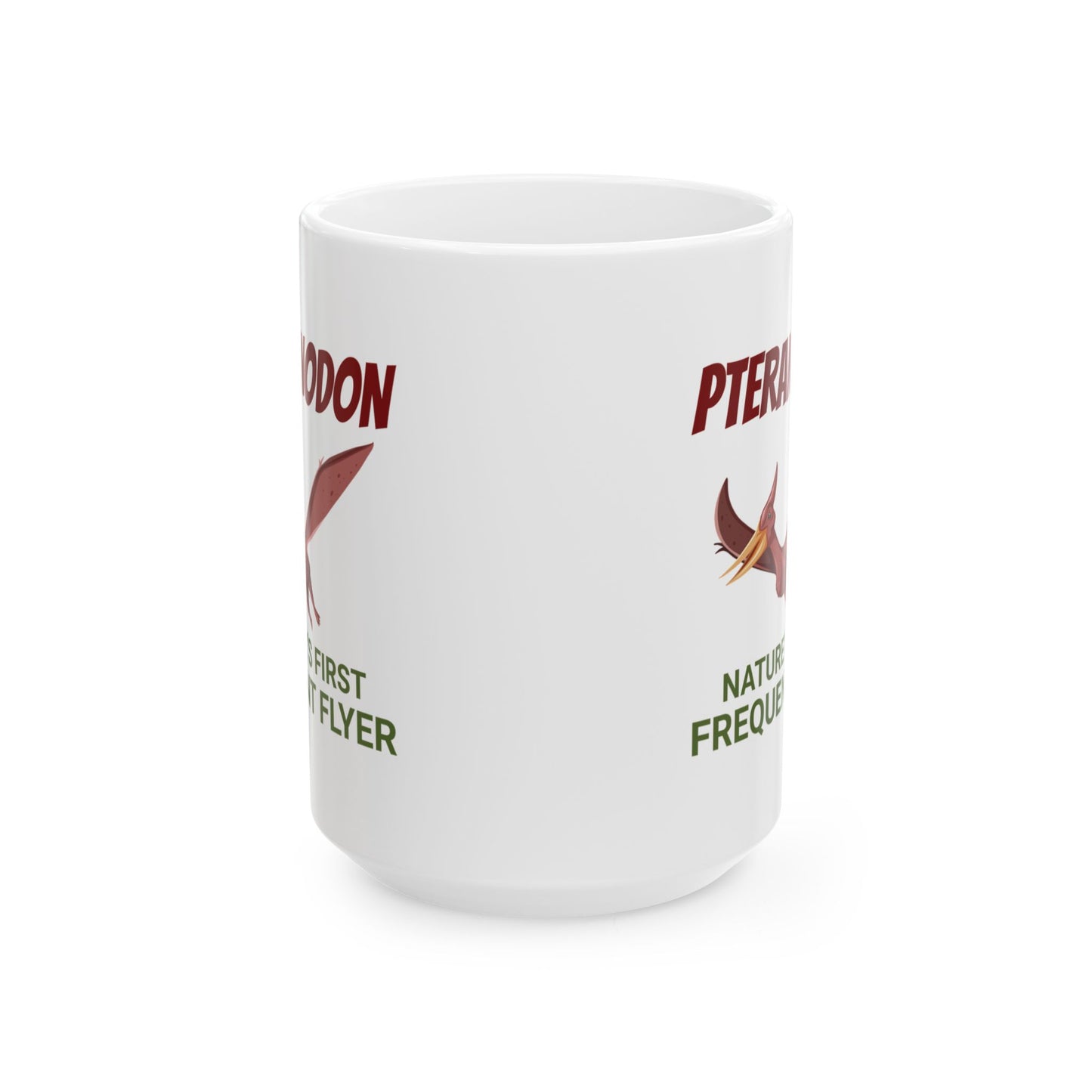 Dinosaur Fossil Mug Pteranodon Flying Reptile for Archaeology Enthusiasts
