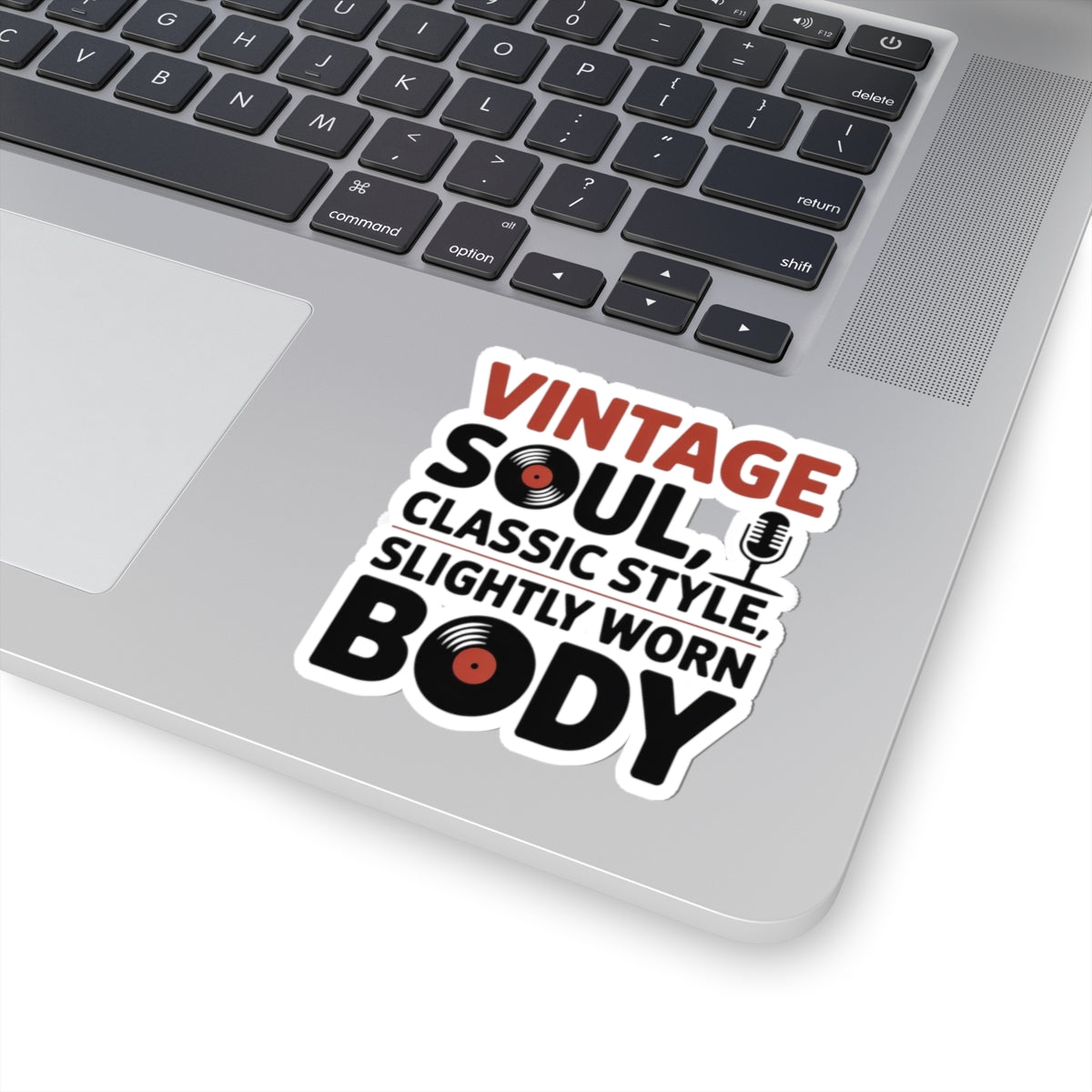 Retro 50th Birthday Sticker - Funny Vintage Vinyl Decal for Men, Women, Music Lovers Turning Fifty