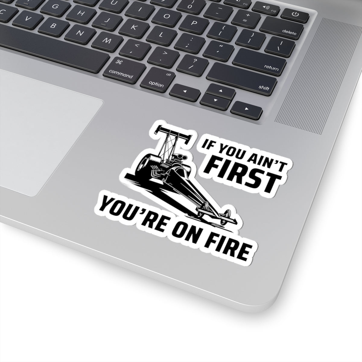 Dragster Drag Racing Sticker Vinyl - Burnout & Quarter Mile Decal for Track Competitors