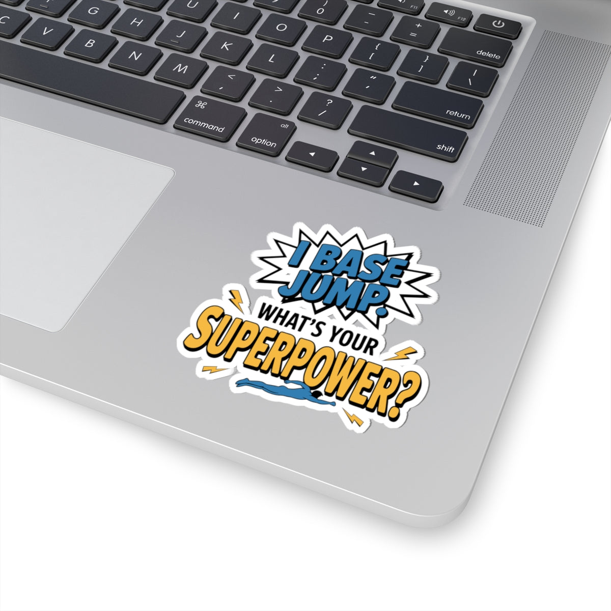 Base Jumping Sticker for Car Laptop – Funny Adventure Quote Decal for Extreme Sports Enthusiasts Adrenaline Junkies