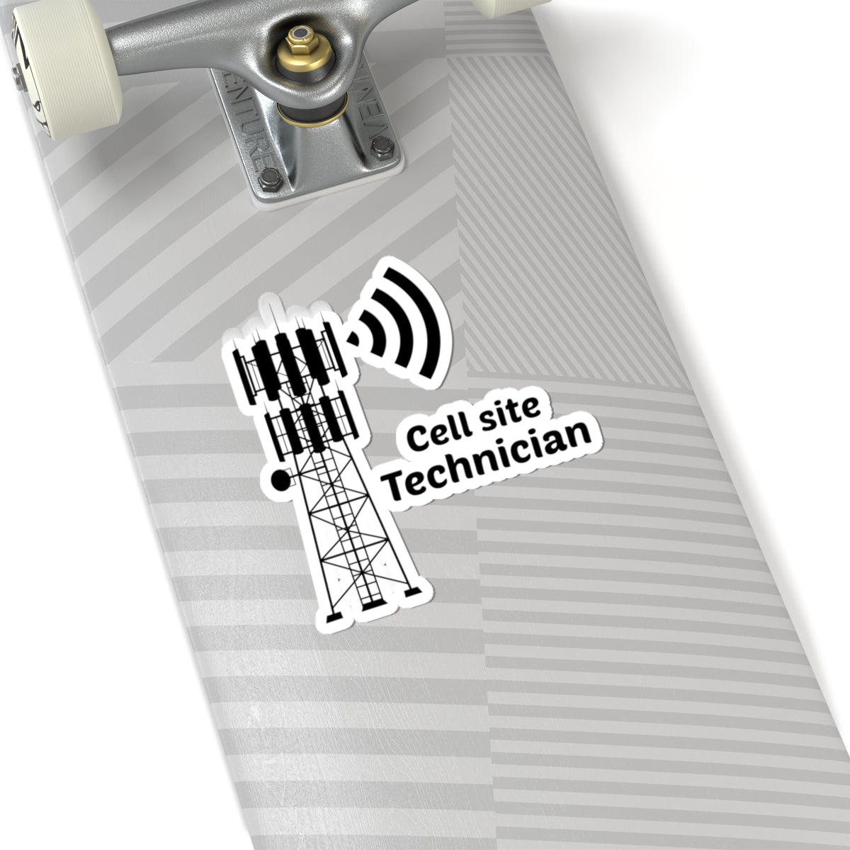 Cell Site Technician Sticker - Tower Climber Vinyl Decal for Telecom Workers & Network Builders