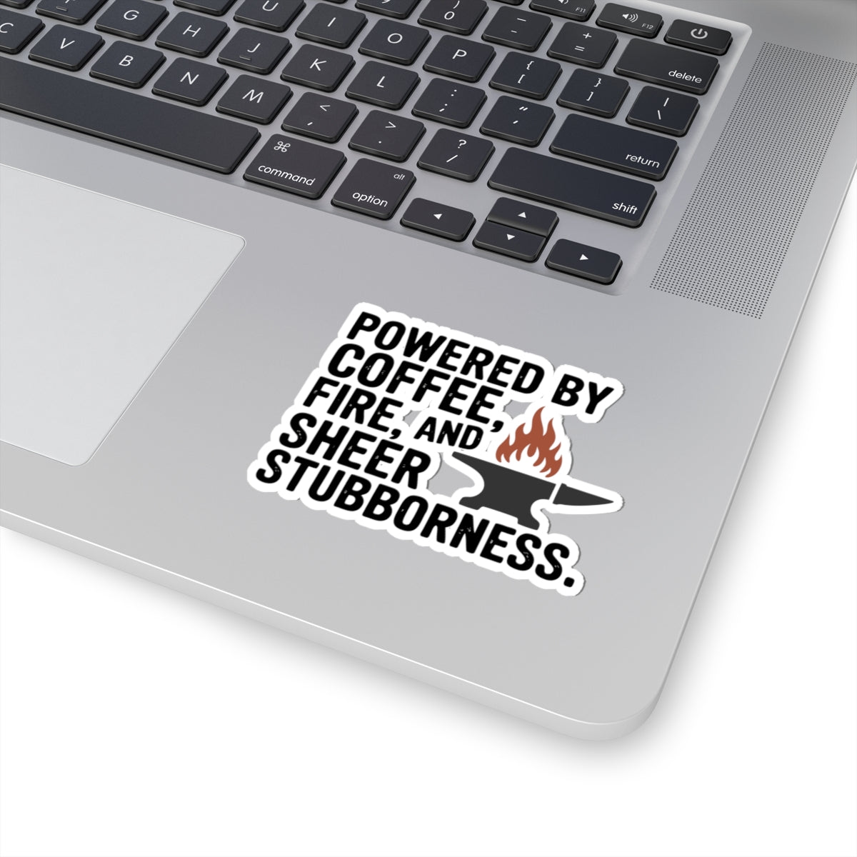 Blacksmith Anvil Sticker – Funny Forge Fuel Humor Decal for Metalworkers Forging Enthusiasts