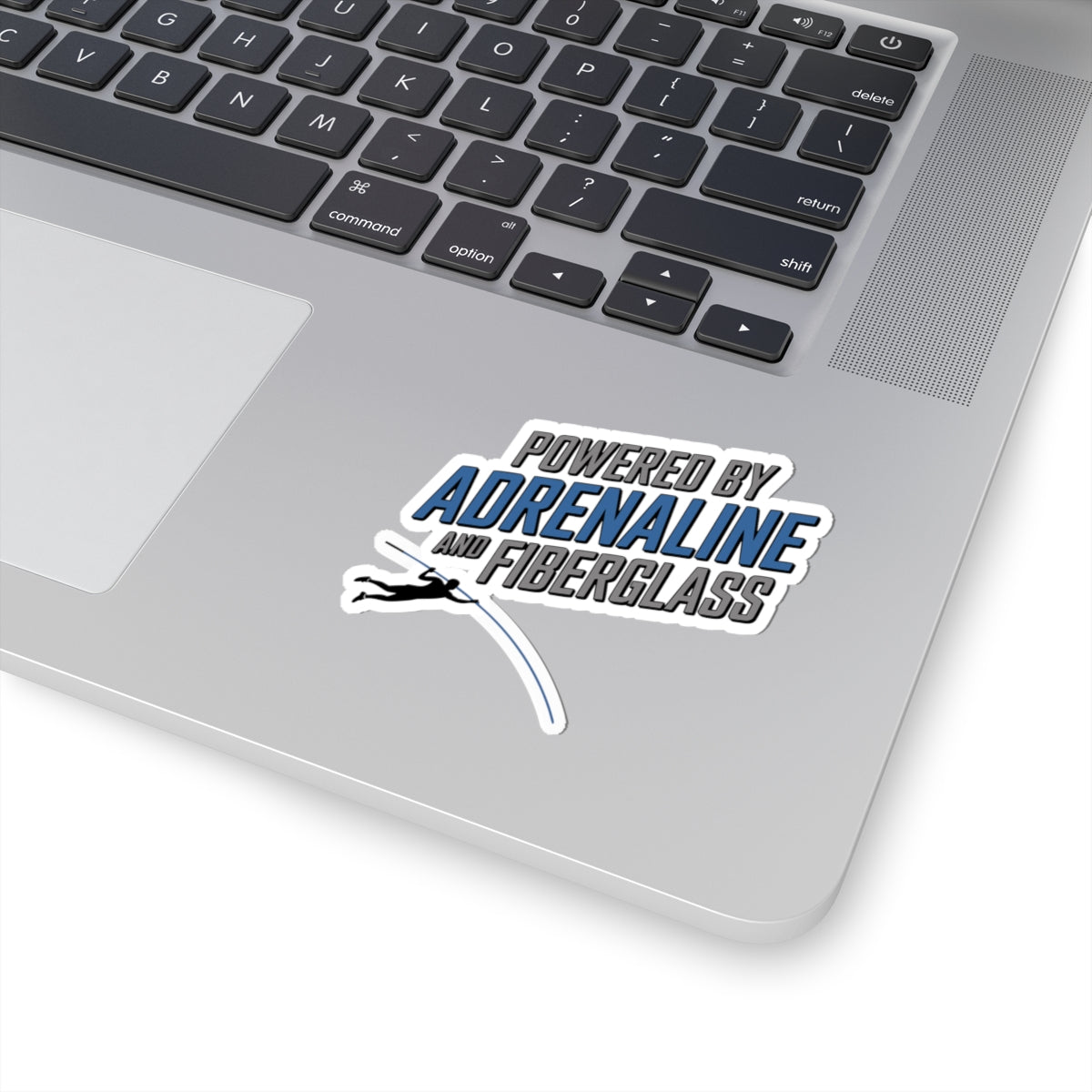 Pole Vault Sticker – Funny Adrenaline Fiberglass Athletic Humor Decal for Track and Field Athletes, Competitive Vaulters