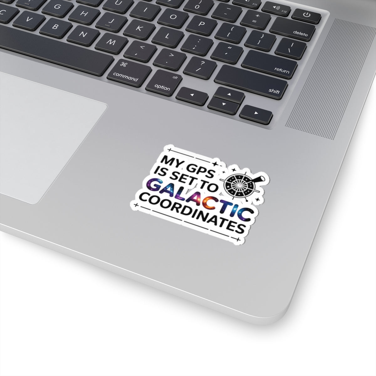 Galactic GPS Sticker - Celestial Navigation Vinyl Decal for Space Explorers & Astronomers