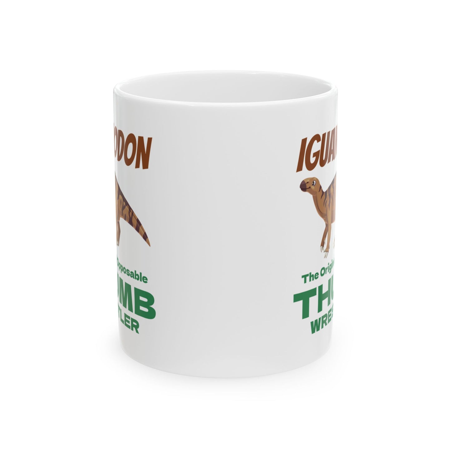 Dinosaurier-Fossil-Becher Iguanodon Opponierbarer Daumen für Paläontologie-Studenten 