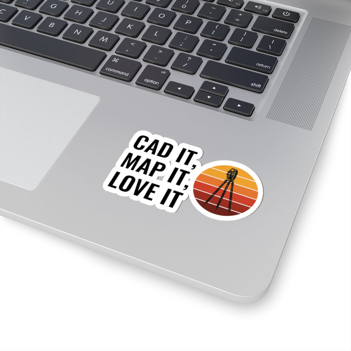 Mapping Passion Sticker - CAD to GIS Vinyl Decal for Geospatial Designers