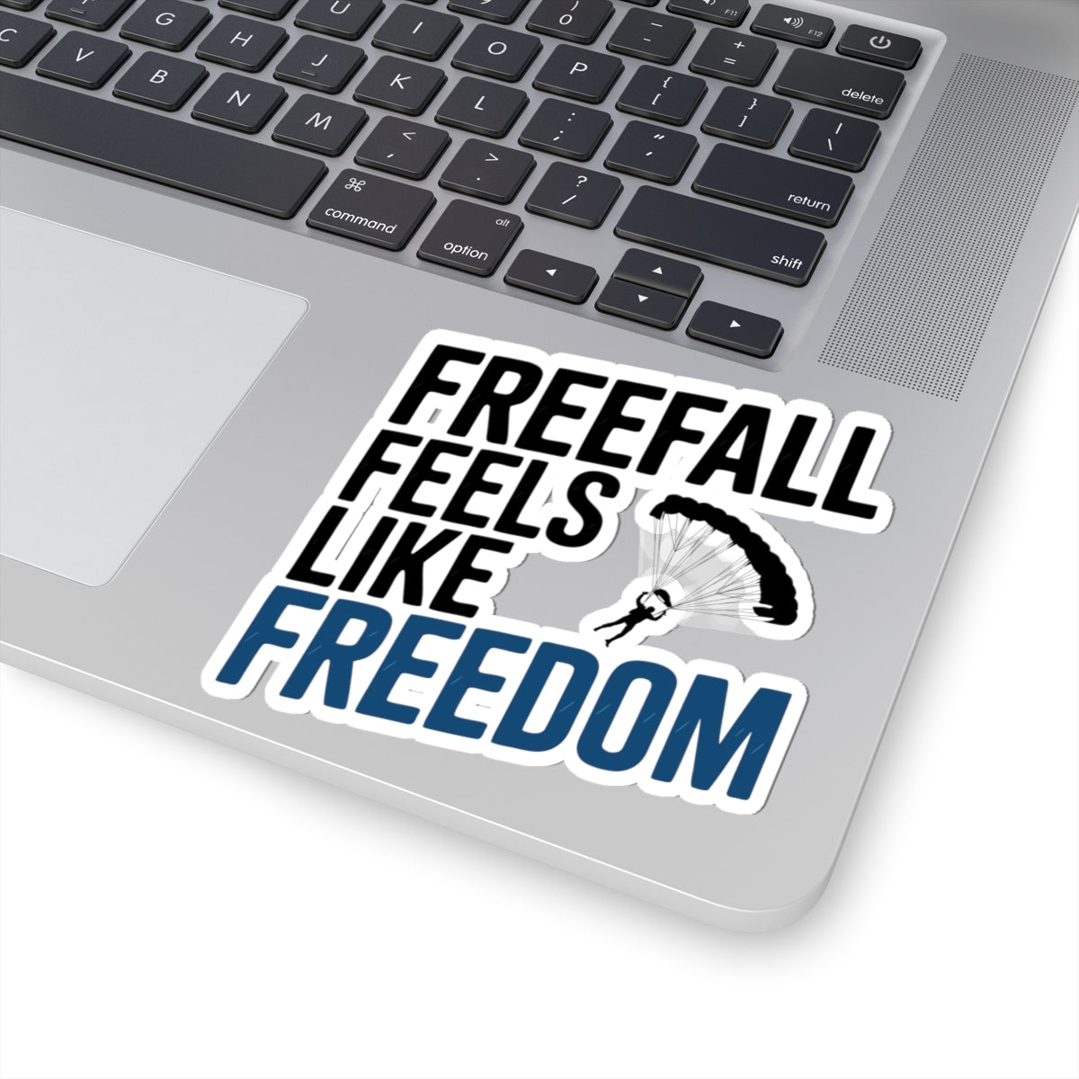 Base Jumping Sticker for Car Helmet – Minimalist Adventure Decal for Extreme Athletes Skydivers Thrill Seekers