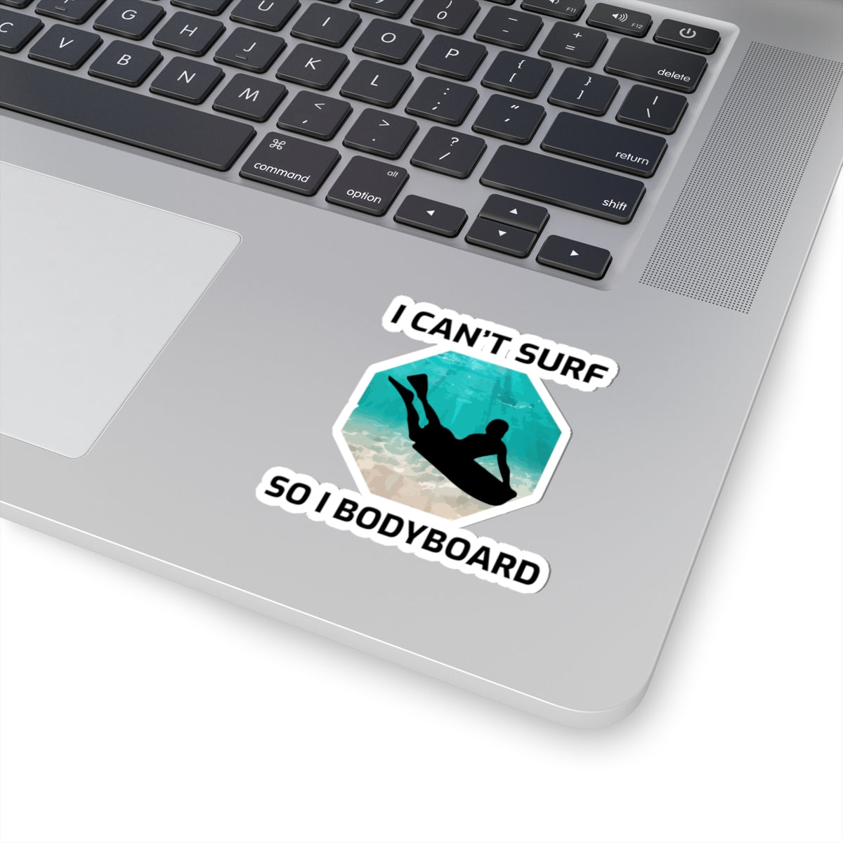 Bodyboard Not Surf Sticker - Wave Riding Vinyl Decal for Ocean Enthusiasts & Beach Adventurers