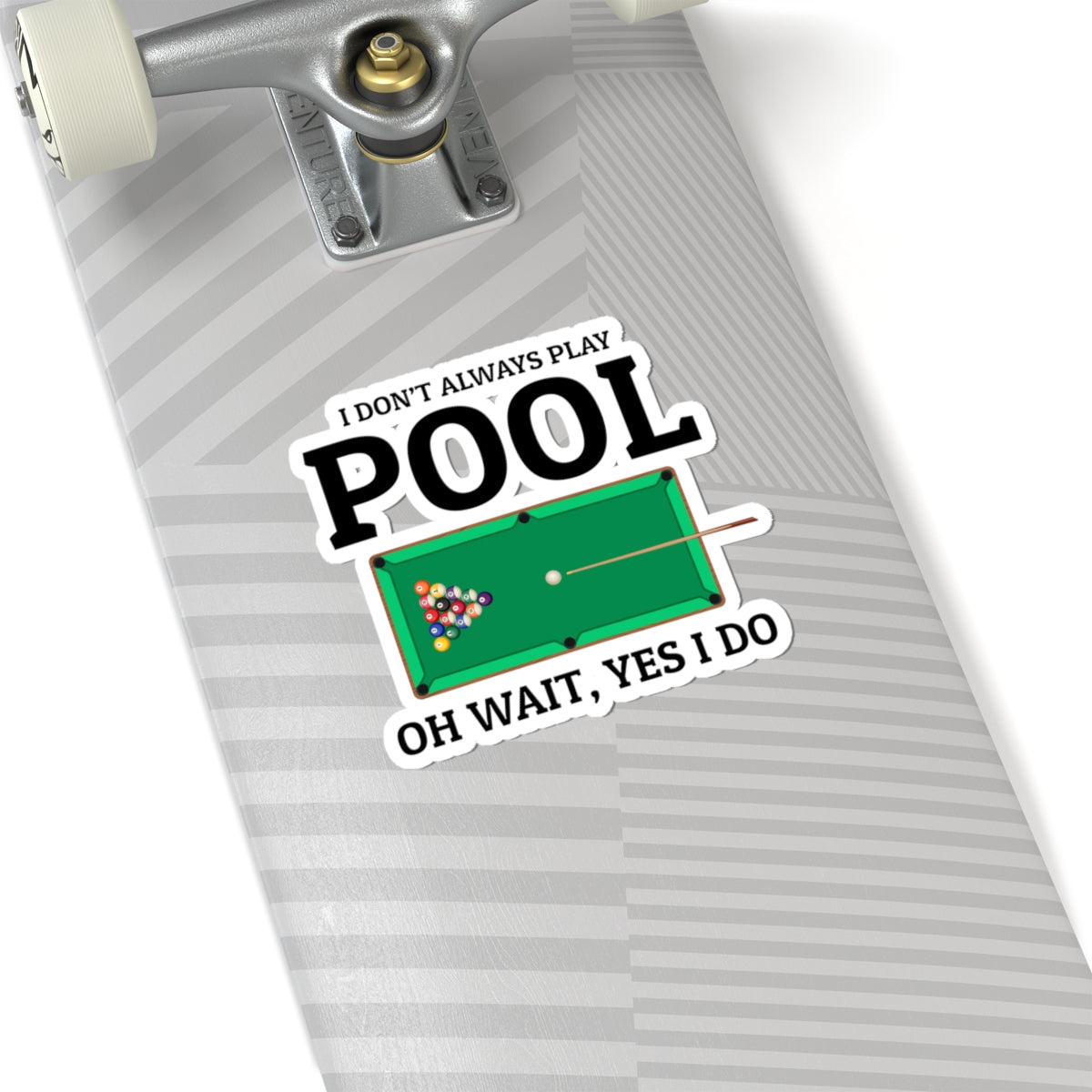 Billiards Addict Sticker - Cue Sports Vinyl Decal for Pool Hall Regulars & Home Gamers