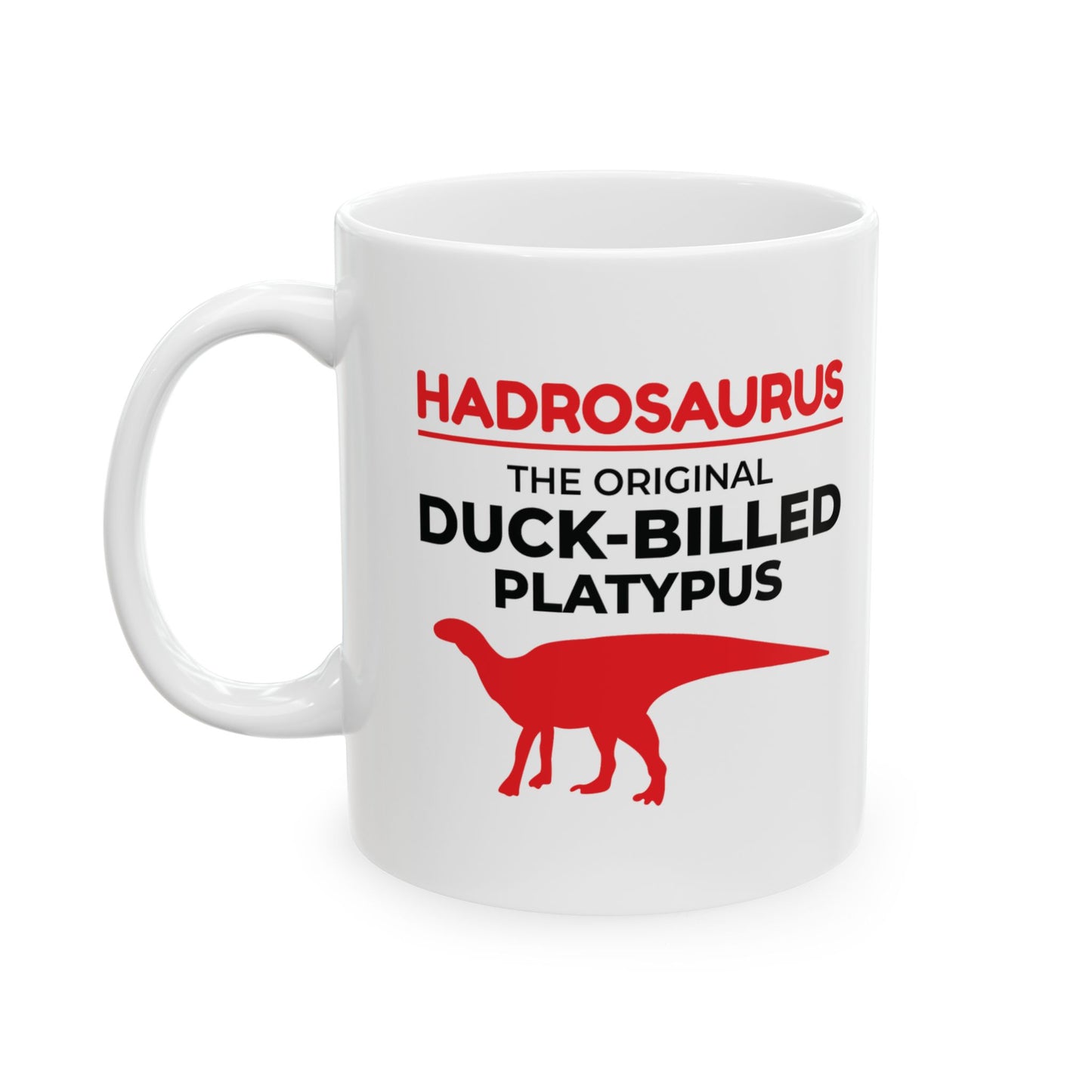 Dinosaur Fossil Mug - Hadrosaur, Duck-Billed - Fossil Hunter
