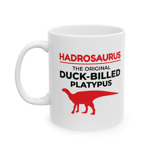 Dinosaur Fossil Mug - Hadrosaur, Duck-Billed - Fossil Hunter