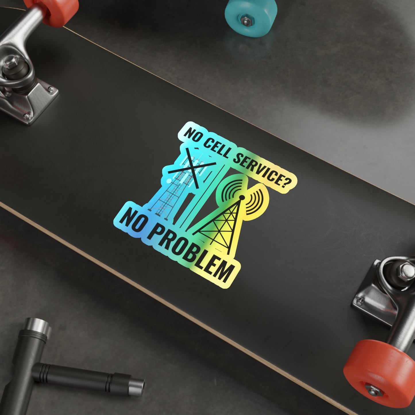 Amateur Ham Radio Operator Stickers Holographic Vinyl Decal - Independent Comms & Off-Grid Ops