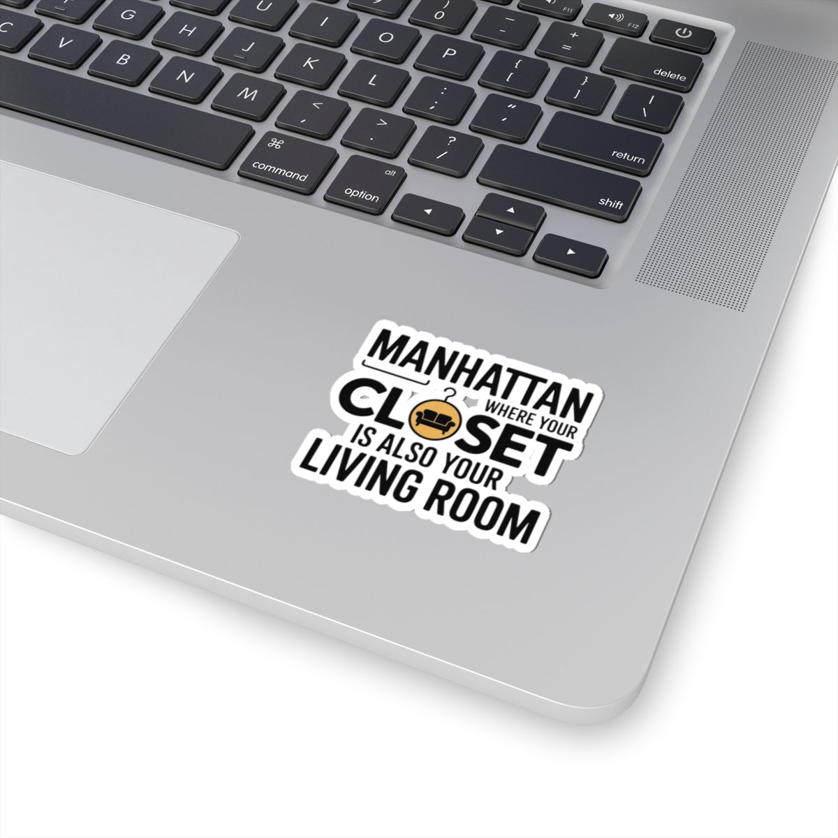 NYC Apartment Life Sticker - Closet Living Room Vinyl Decal for Space-Savvy New Yorkers