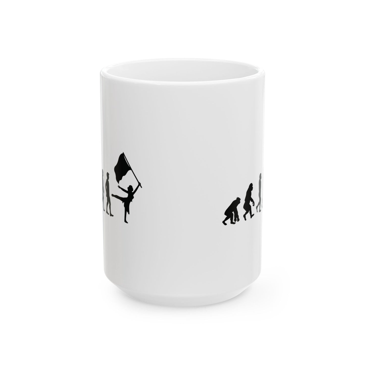 Color Guard Mug - Funny Evolution Design for Fans & Performers