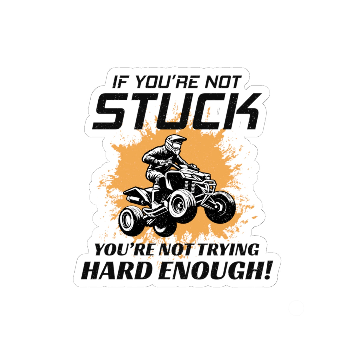 ATV Racing Sticker Vinyl - Off-Road Quad Bike Decal for Extreme Riders