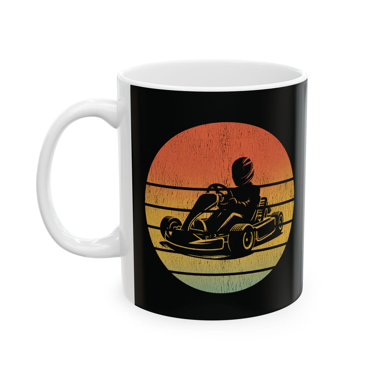Go Kart Racing Mug - For Racing Enthusiasts & Karting Fans
