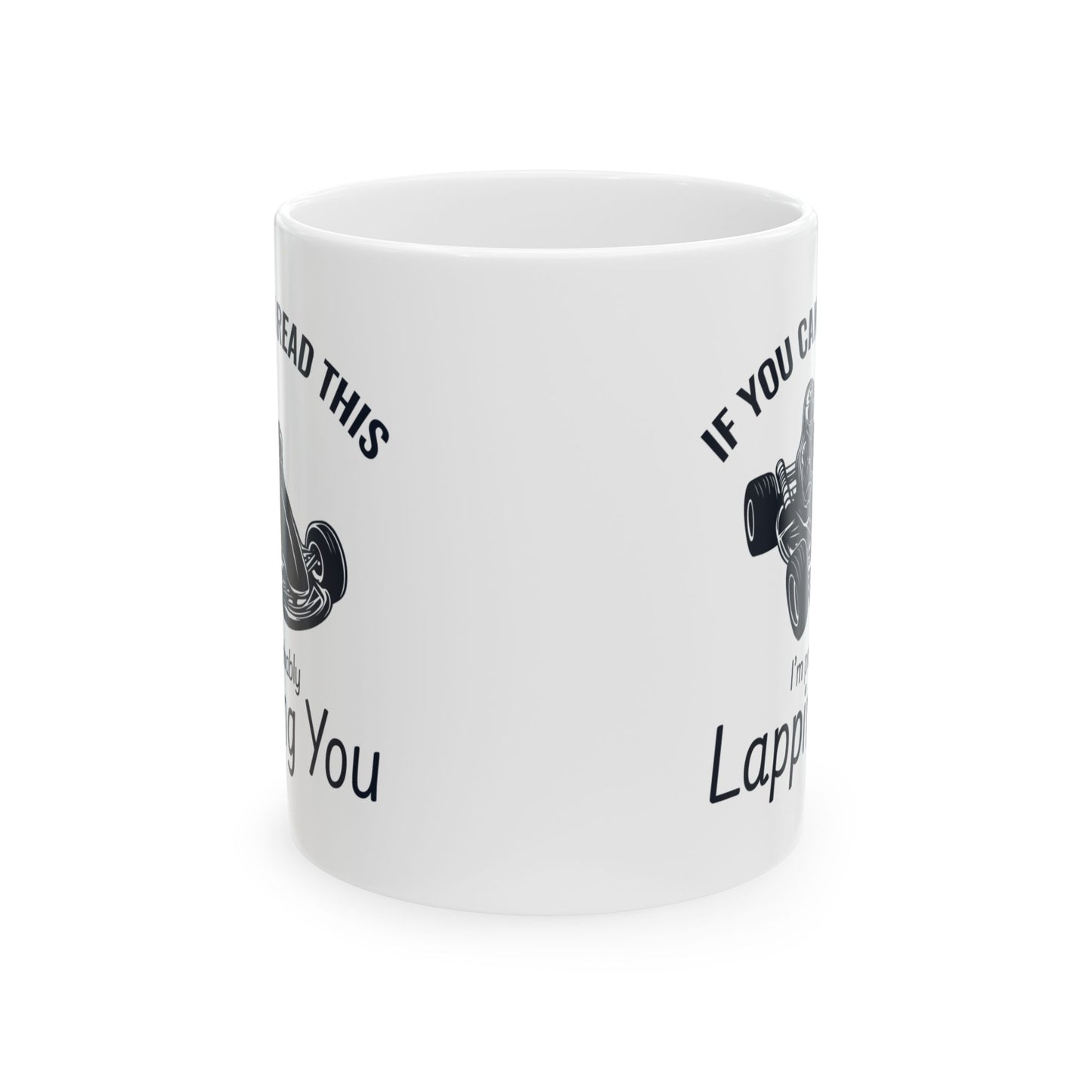 Go Kart Racing Mug for Enthusiasts - Lapping Fun Design