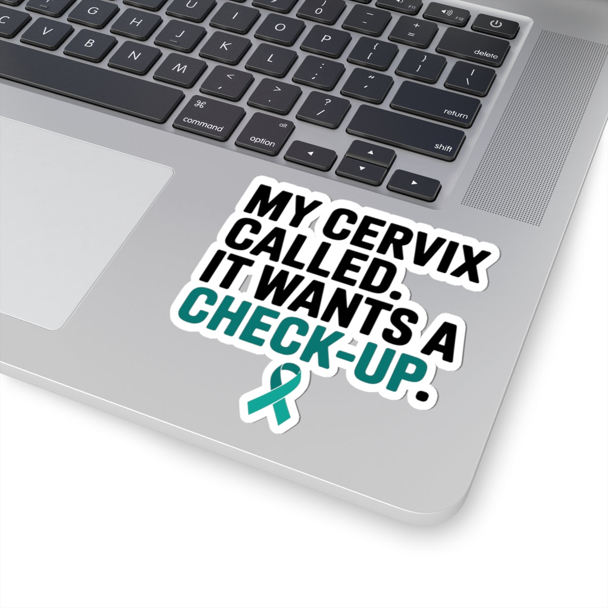 Cervical Cancer Awareness Sticker - Proactive Health Vinyl Decal for Women, Survivors, and Advocates