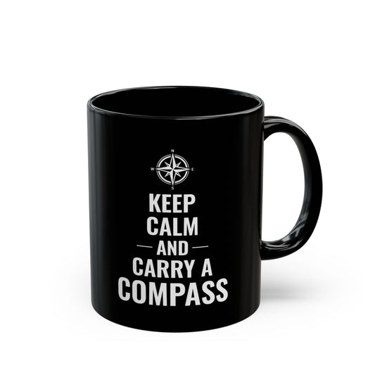 Compass Cool Mug - Geographer's Mantra Coffee Cup for Navigators & Explorers