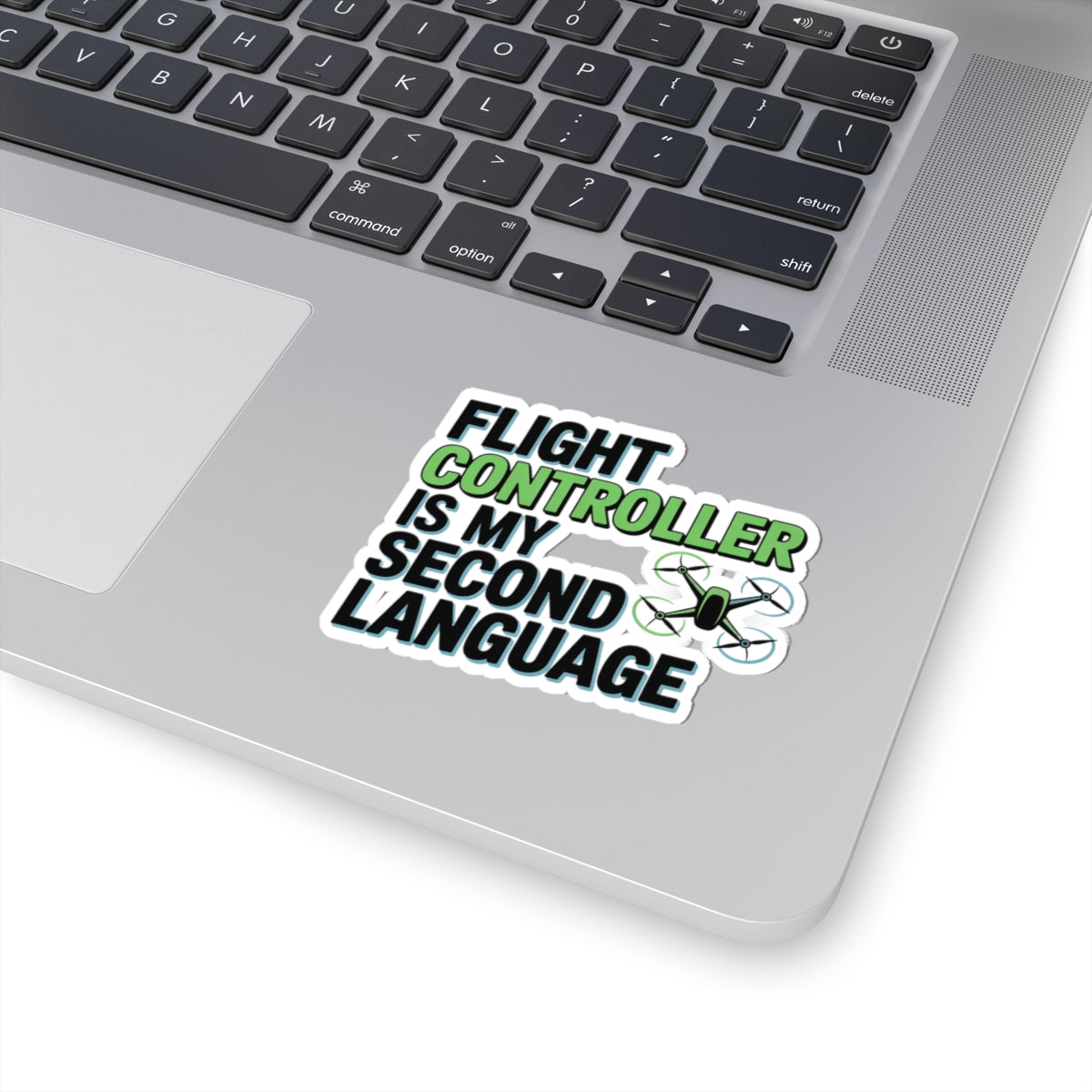 FPV Drone Sticker – Funny Flight Controller Language Quote Decal for Racing Pilots, Quadcopter Enthusiasts