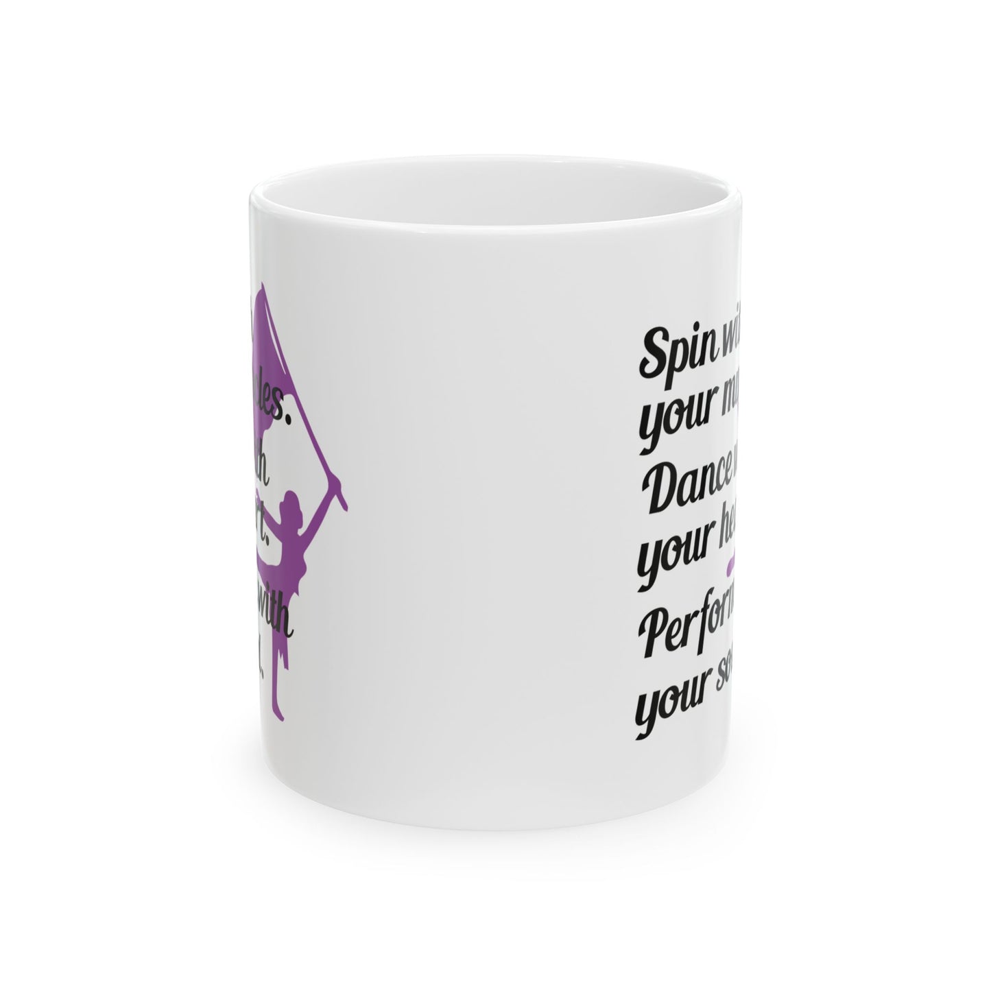 Color Guard Mug - Spin Dance Perform Design for Enthusiasts
