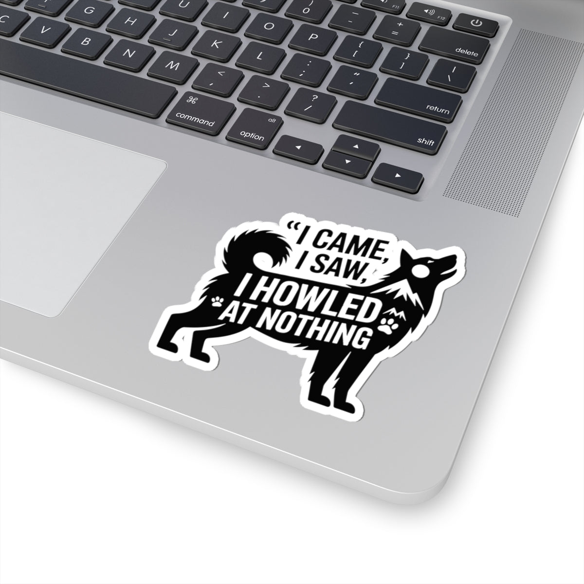 Howling Husky Sticker - Funny Vinyl Decal for Siberian Dog Lovers & Owners