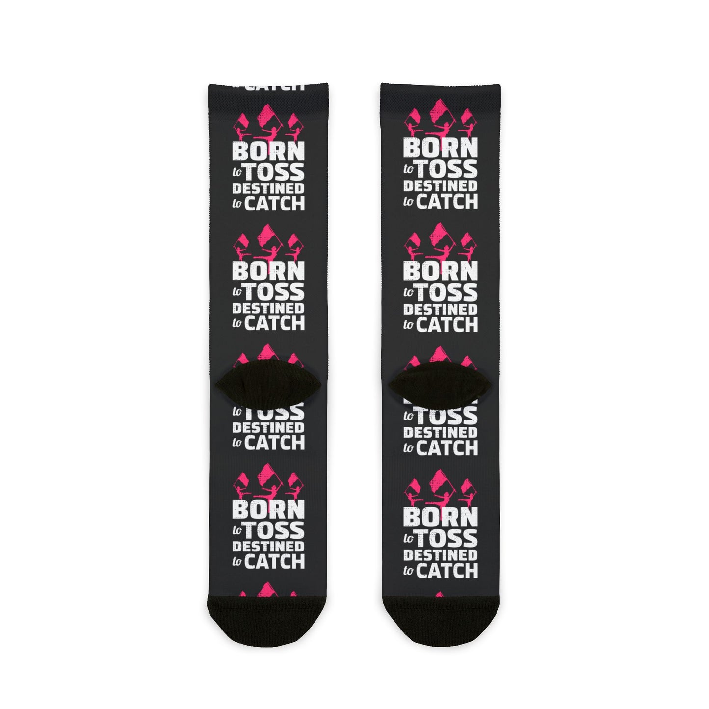 Color Guard Socks – Designed for Performers & Marching Teams, "Born to Toss, Destined to Catch"