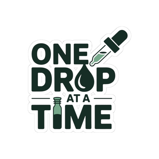 Homeopathy Principle Sticker - One Drop Healing Vinyl Decal for Homeopaths, Natural Medicine Advocates