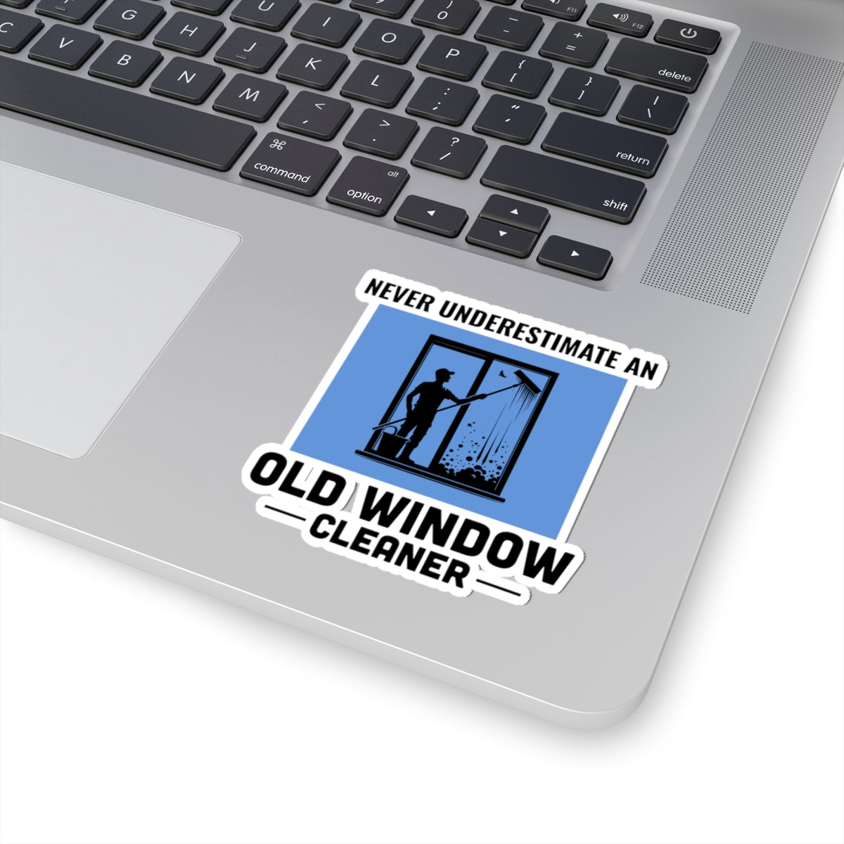 Window Cleaner Sticker - Old Pro Vinyl Decal for Veteran Professionals & Technicians