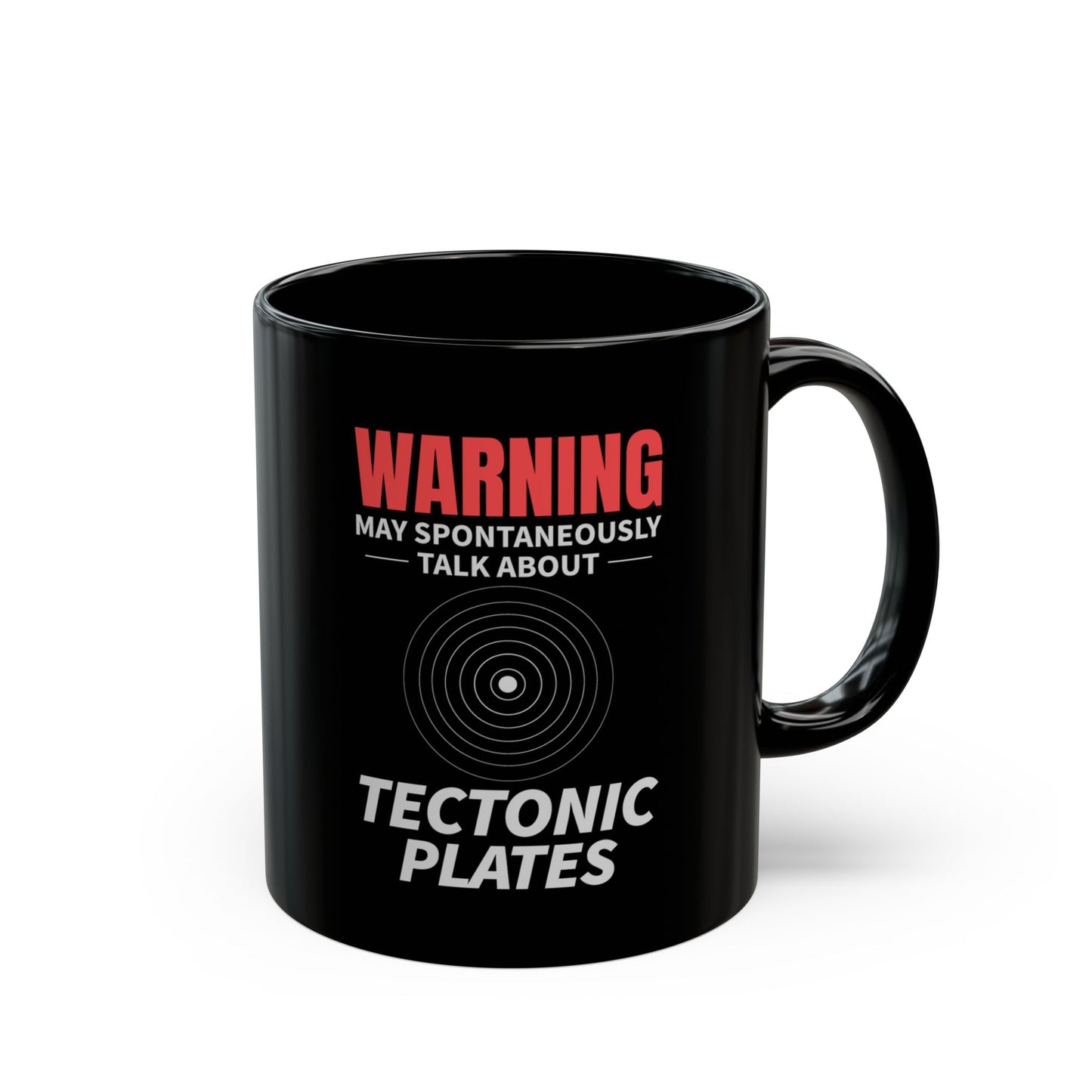 Tectonic Talk Mug - Geology Humor Coffee Cup for Geographers & Scientists