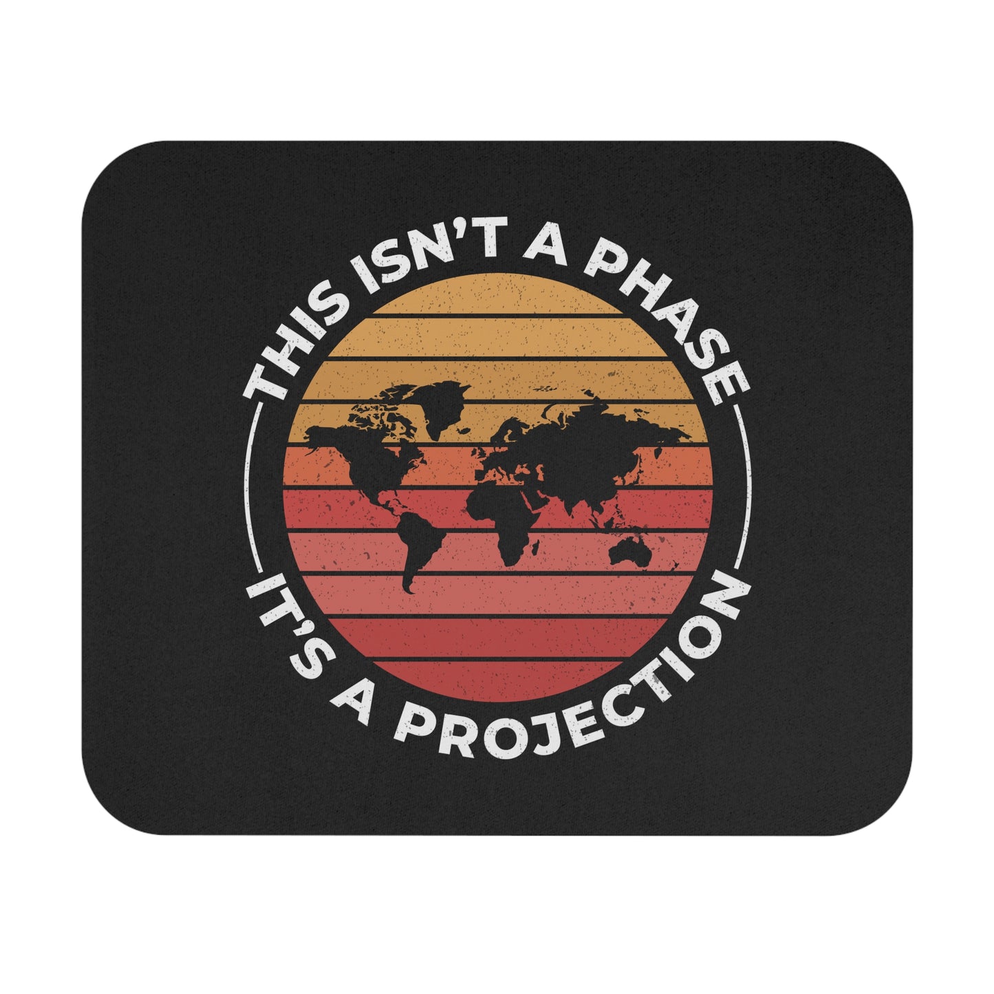 Geographer Funny Map Mouse Pad - Cartography Humor Non-Slip Rubber Base for GIS Professionals Students Teachers