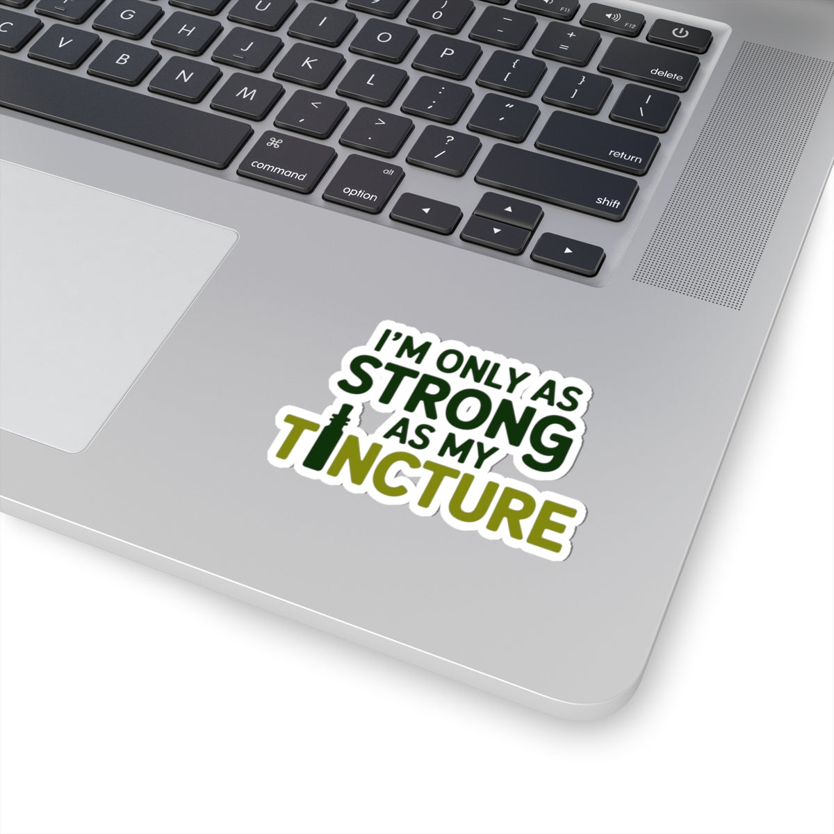 Naturopath Strength Sticker - Tincture Power Vinyl Decal for Naturopaths, Herbal Extract Specialists