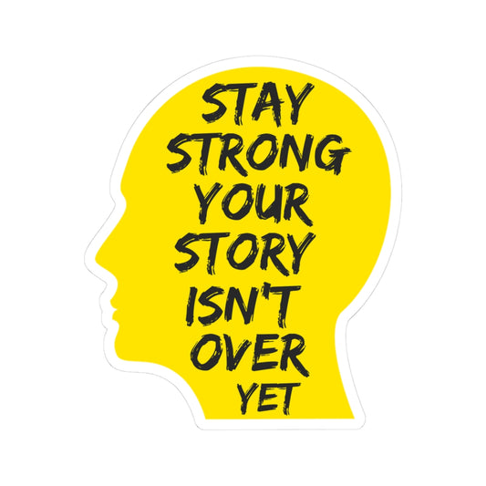 Empowering Mental Health Sticker - Resilience Vinyl Decal for Advocates, Survivors, and Support Groups