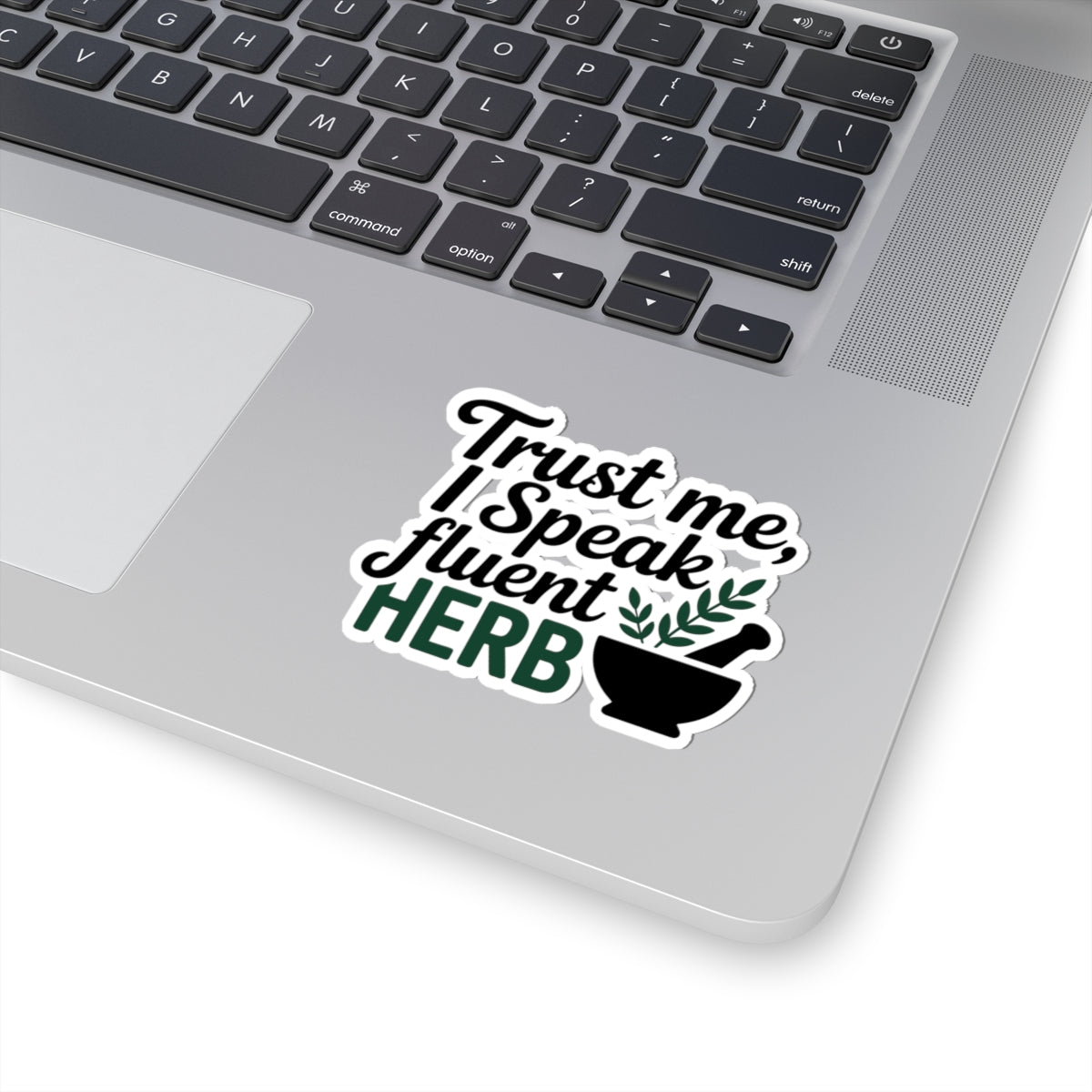 Naturopath Language Sticker - Fluent Herb Speaker Vinyl Decal for Naturopaths, Plant Medicine Experts