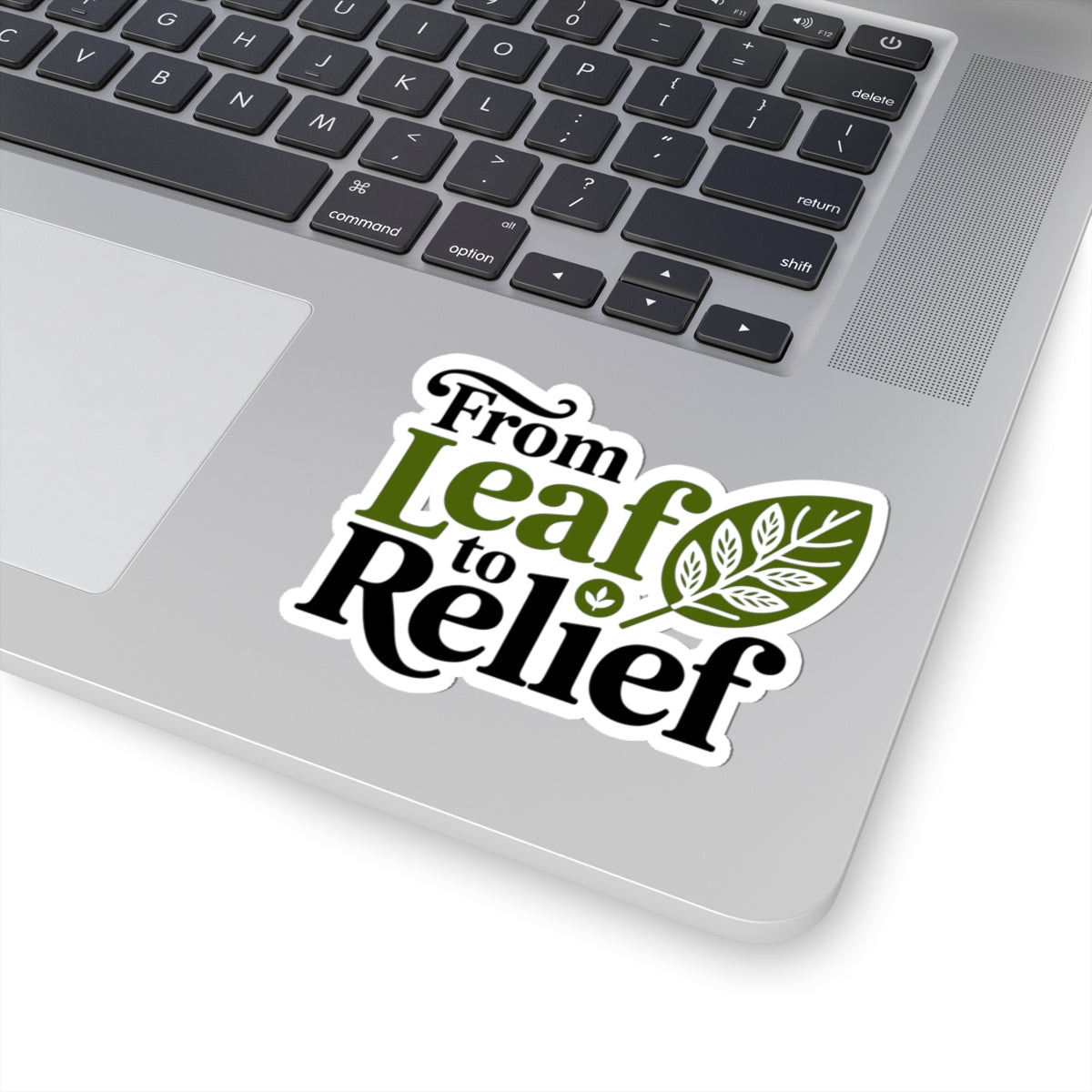 Herbalist Relief Sticker - Leaf Medicine Vinyl Decal for Herbalists, Plant-Based Healers