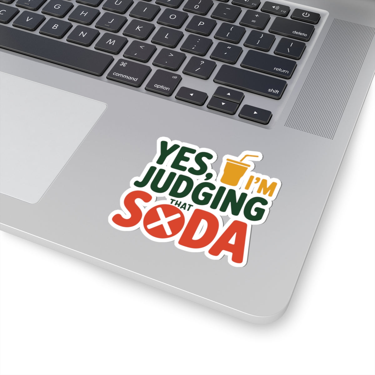 Sassy Dietitian Sticker - Judging Soda Vinyl Decal for Registered Dietitians, Nutritionists