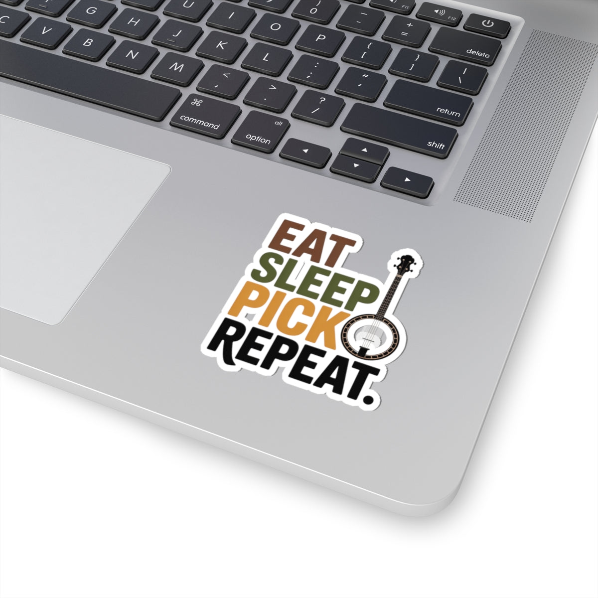 Banjo Sticker – Bold Picker Lifestyle Mantra Decal for Bluegrass Musicians Five-String Instrument Lovers