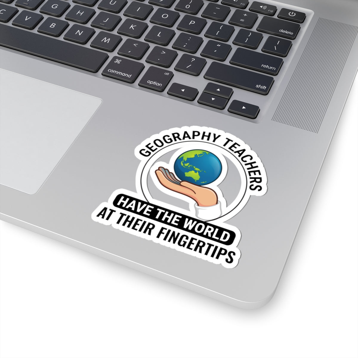 Worldly Educators Sticker - Geography Teacher Vinyl Decal for Classroom Inspiration