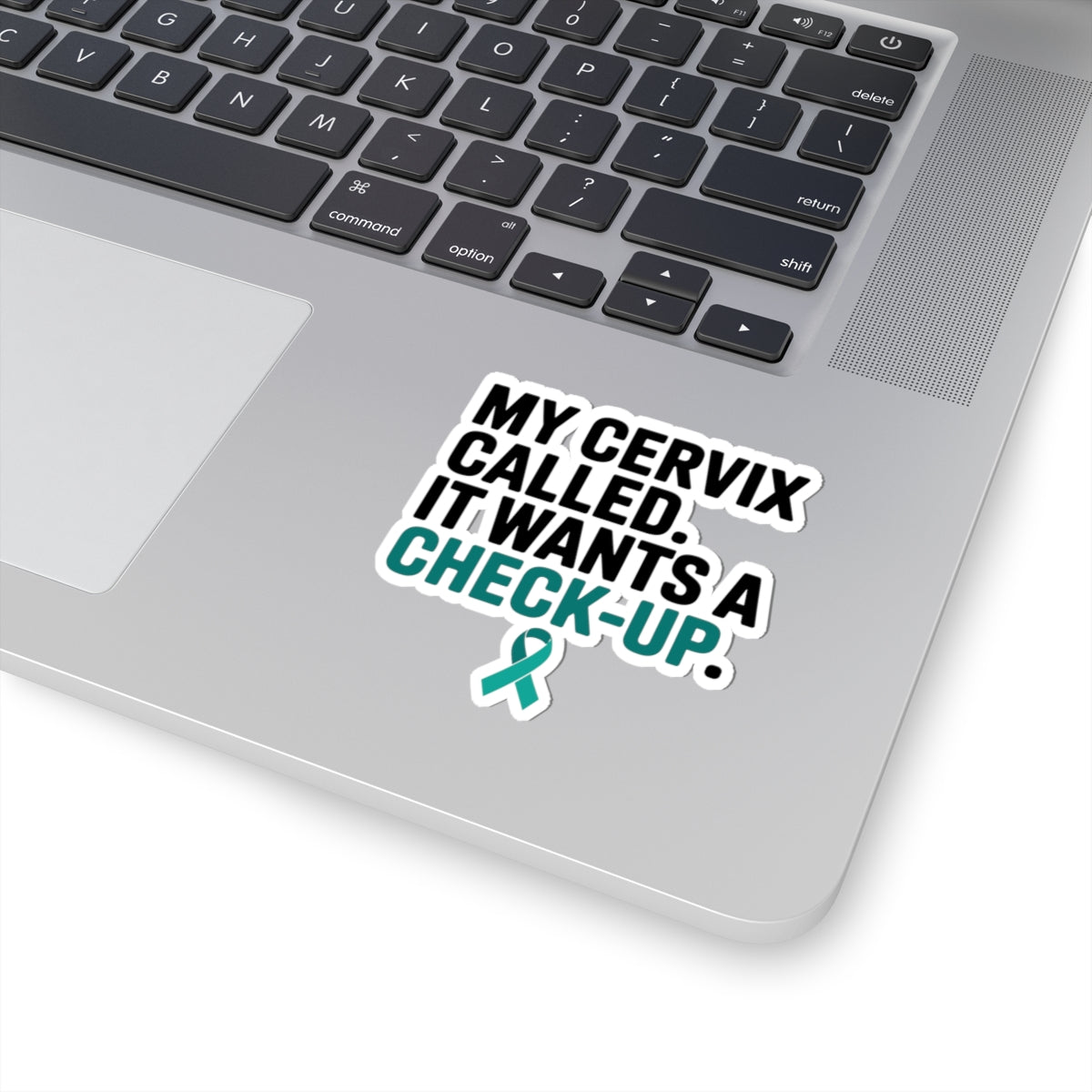 Cervical Cancer Awareness Sticker - Proactive Health Vinyl Decal for Women, Survivors, and Advocates
