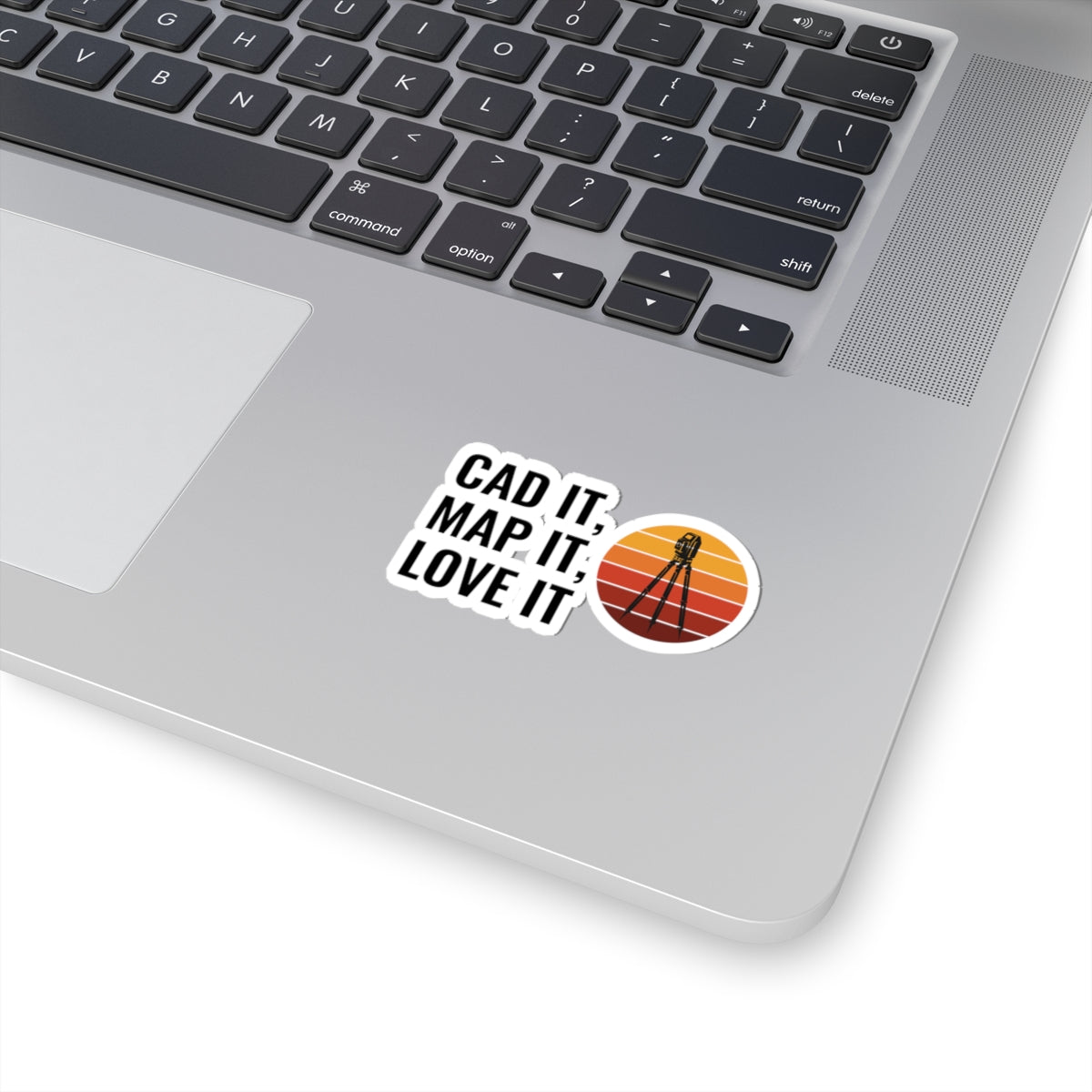 Mapping Passion Sticker - CAD to GIS Vinyl Decal for Geospatial Designers