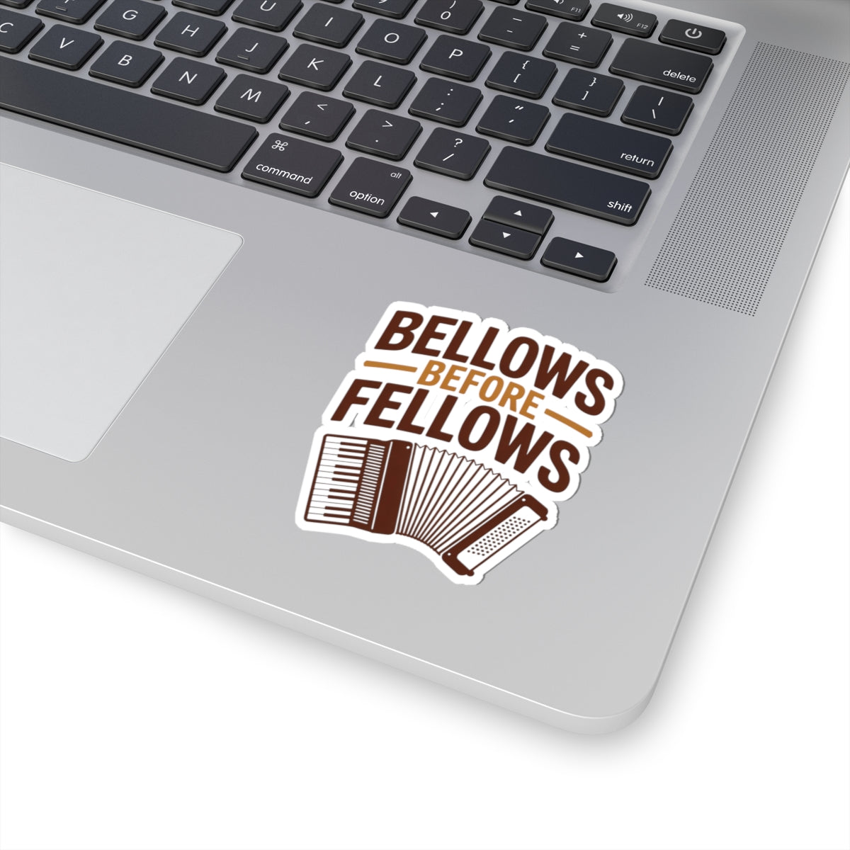 Accordion Sticker – Bros Before Bellows Parody for Squeezebox Players, Folk Musicians
