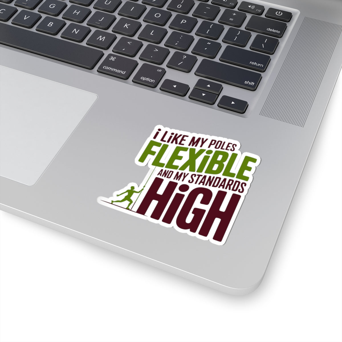 Pole Vaulting Funny Quote Decal Sticker – Bold Athletic Graphic Design for High School Track Athletes, Coaches & Sport Fans