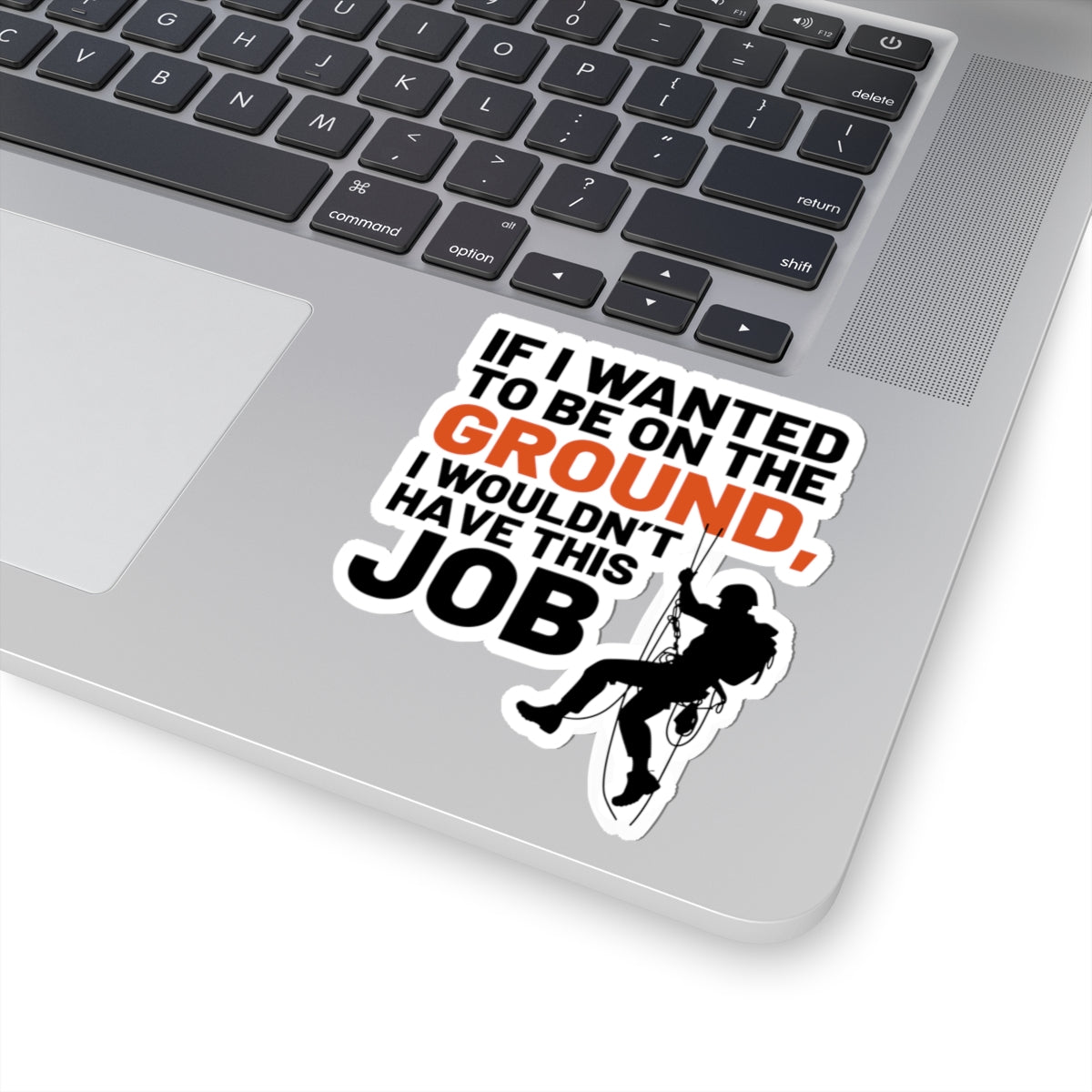 Rope Access Technician Sticker - Ground Job Vinyl Decal for Climbers & Technicians