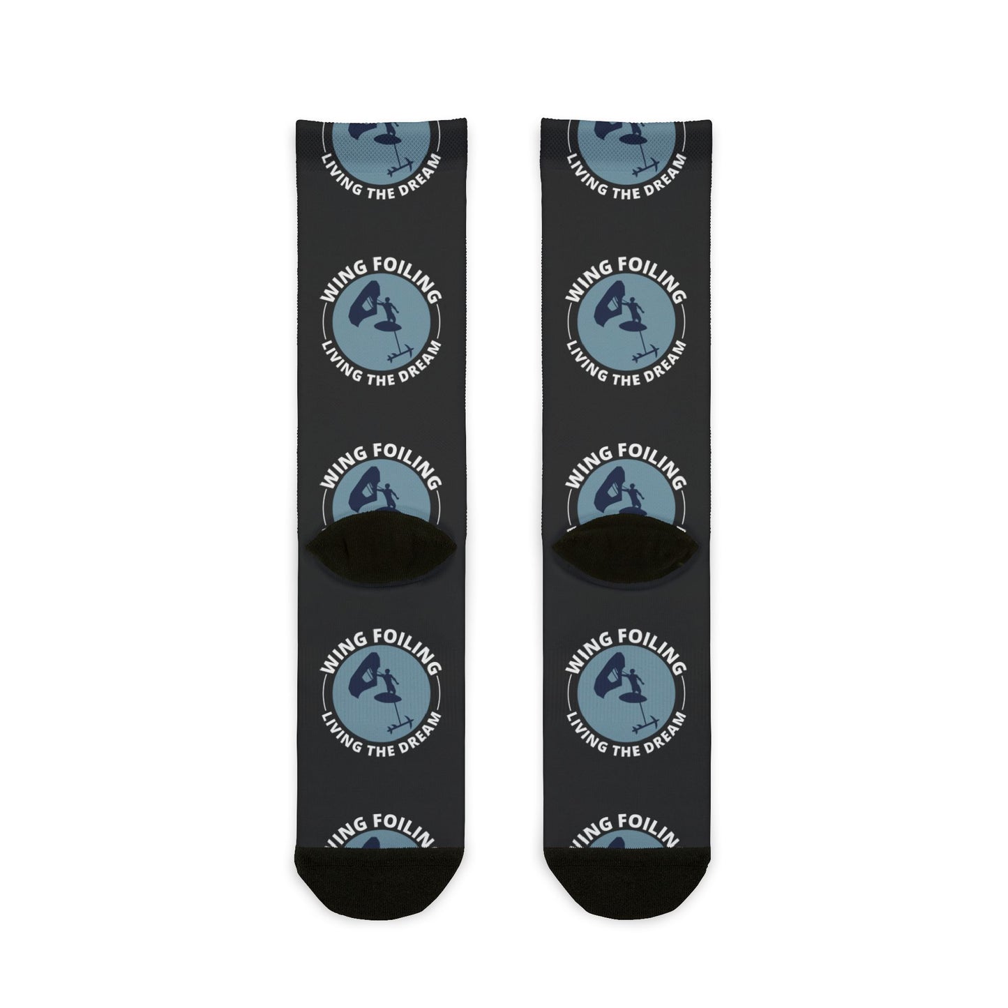 Wing Foiling Socks - Living the Dream Design for Foil Riders